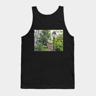 Paris Montmartre Street Light in Summer Tank Top